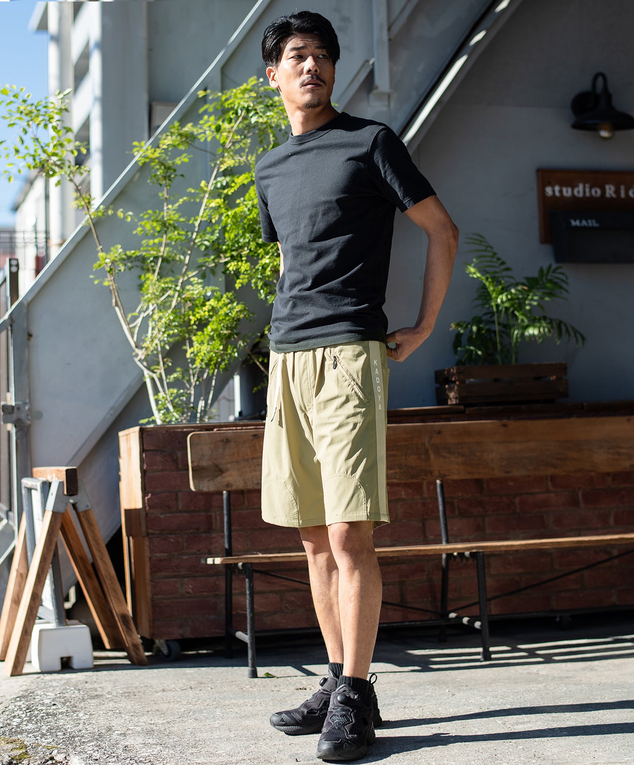 H185 B93 W72 サイズL 着用