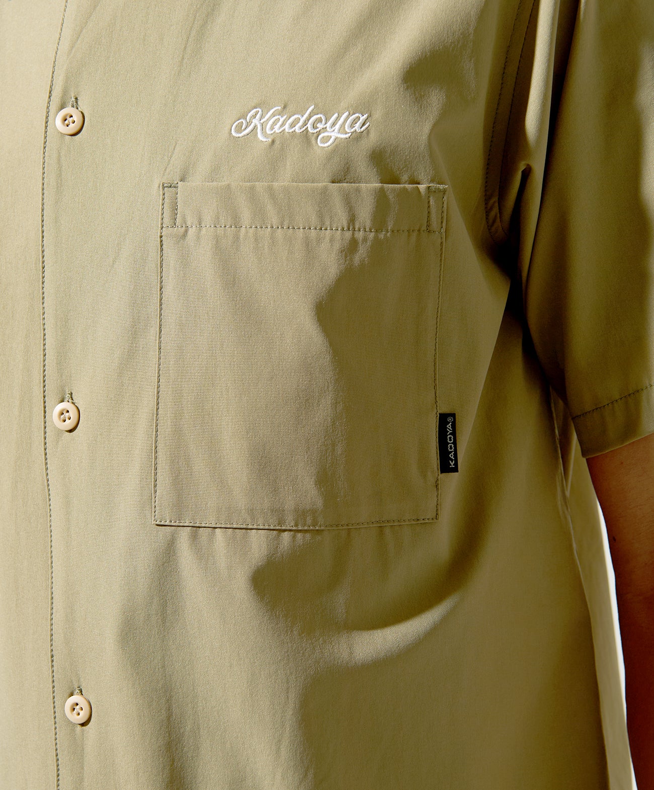 OPEN NECK SHIRT / ベージュ