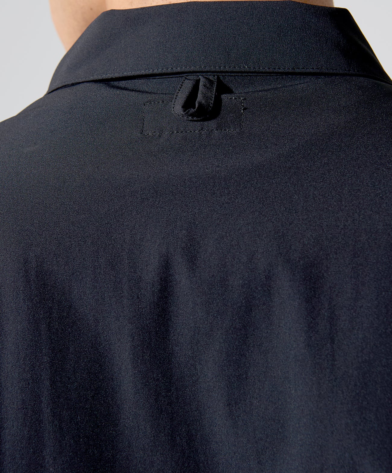 OPEN NECK SHIRT / ブラック