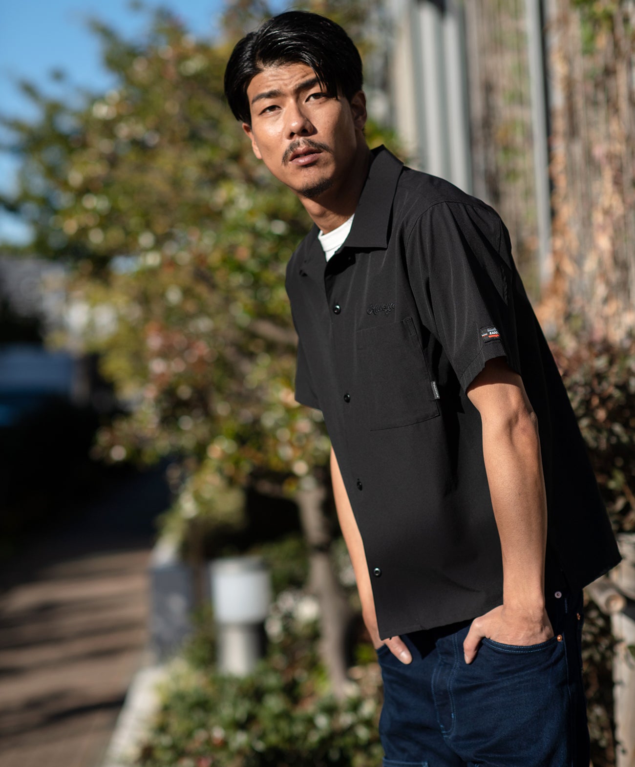 H185 B93 W72 サイズL 着用