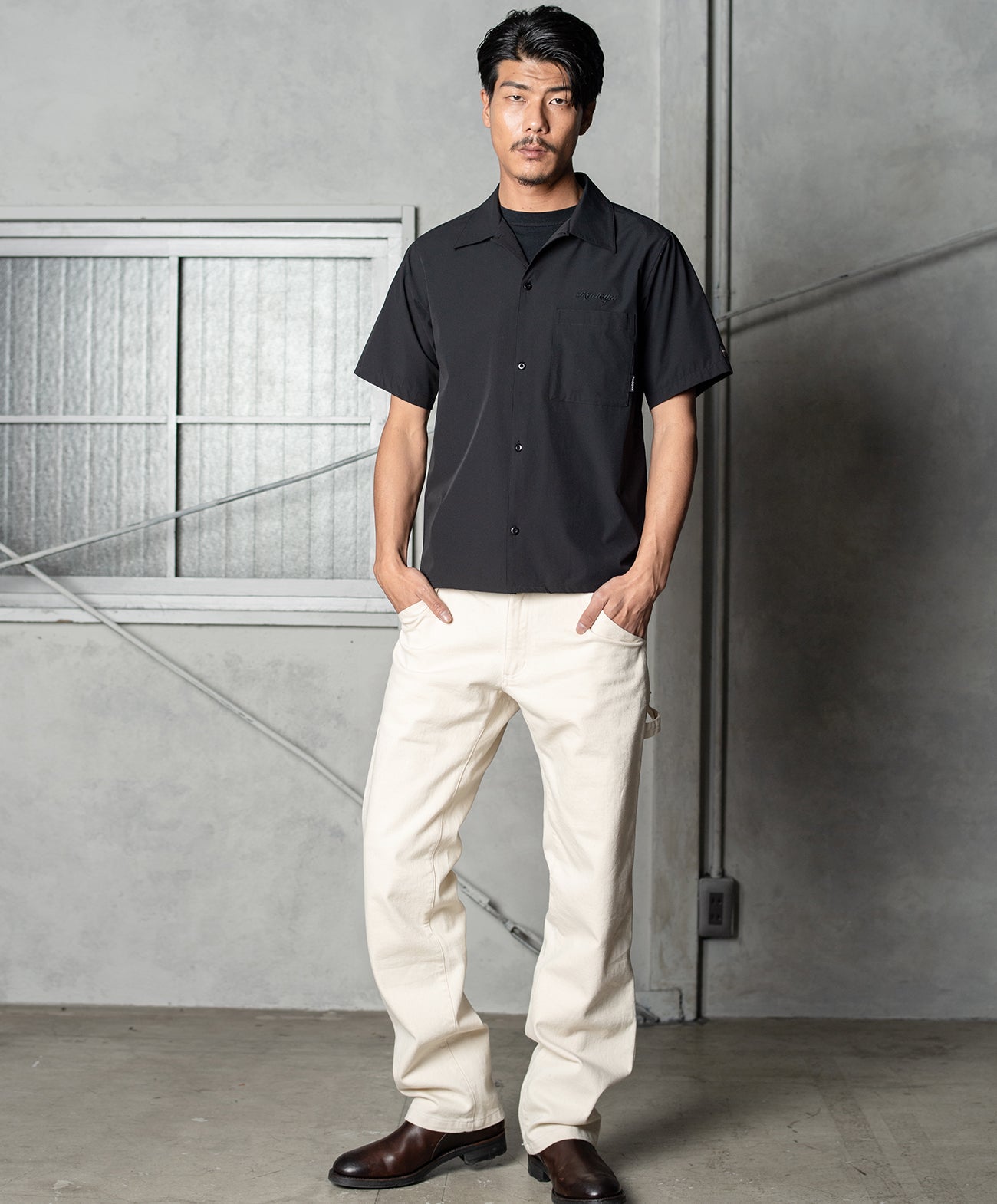 H185 B93 W72 サイズL 着用