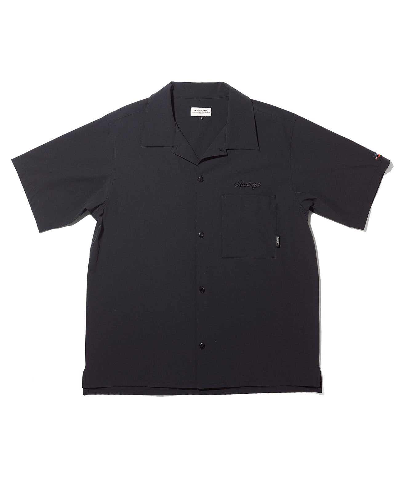 CDL Open Collar Shirt ブラック Sサイズ CDL Open Collar Shirt ブラック Sサイズ Studio D'Artisan Kurozome