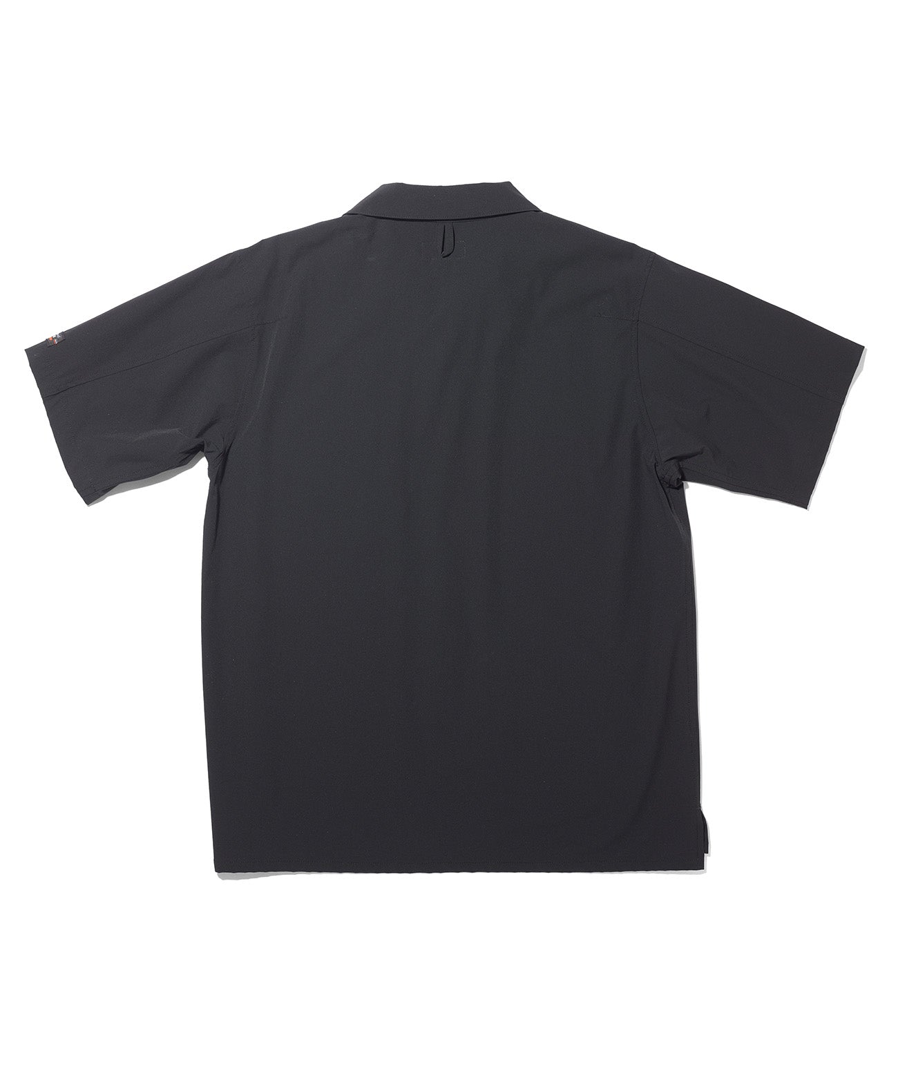 OPEN NECK SHIRT / ブラック