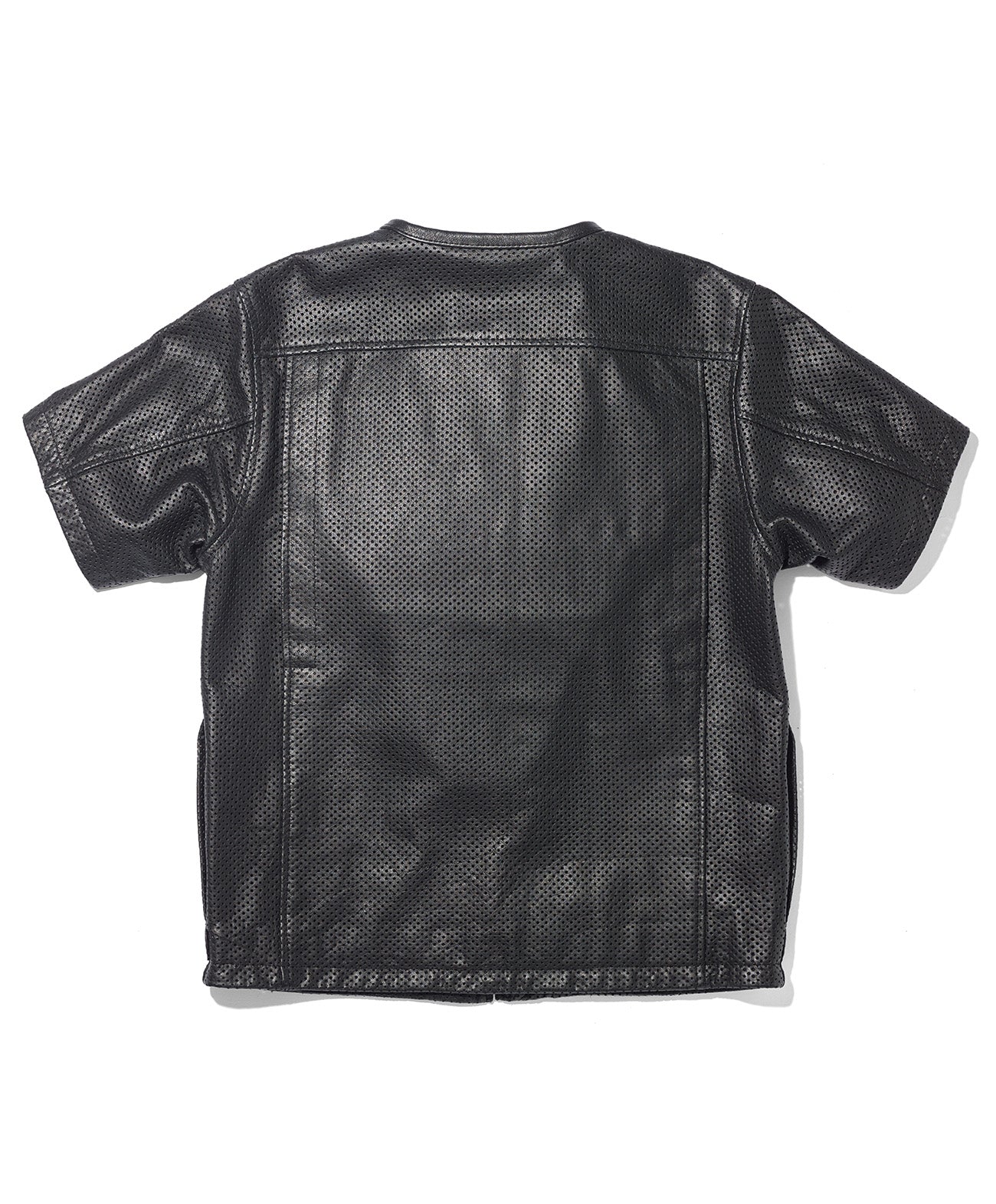 PL-LEATHER TEE / ブラック