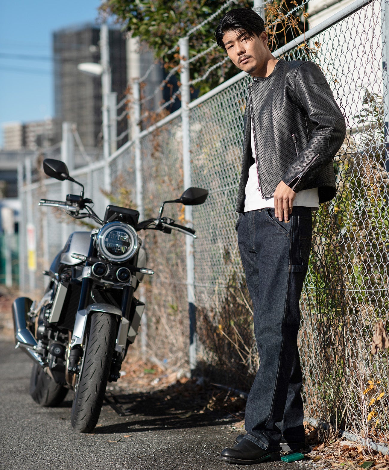 　H185 B93 W72 サイズL 着用