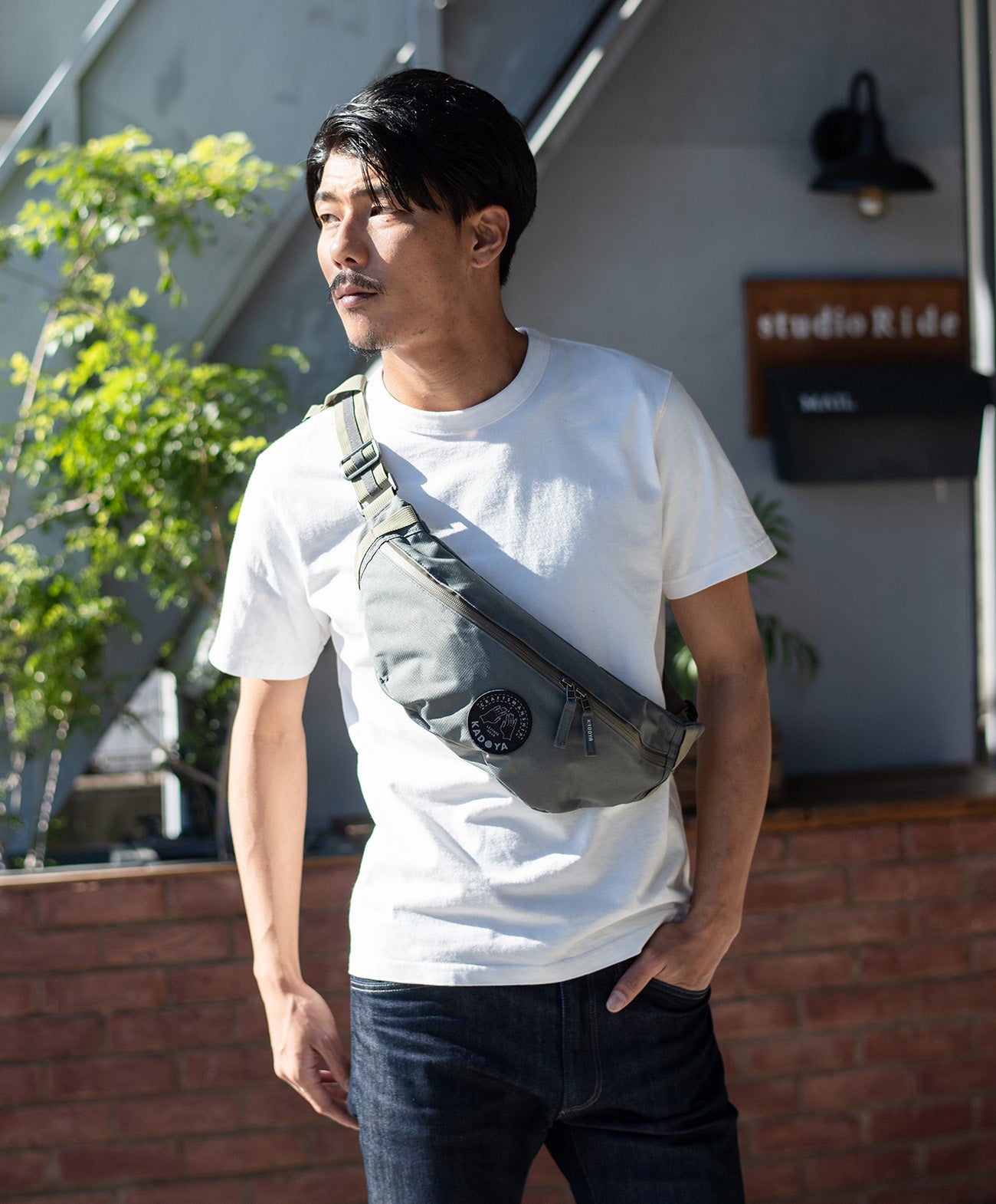 WAIST BODY BAG｜KADOYA｜ウエストバッグ バイク