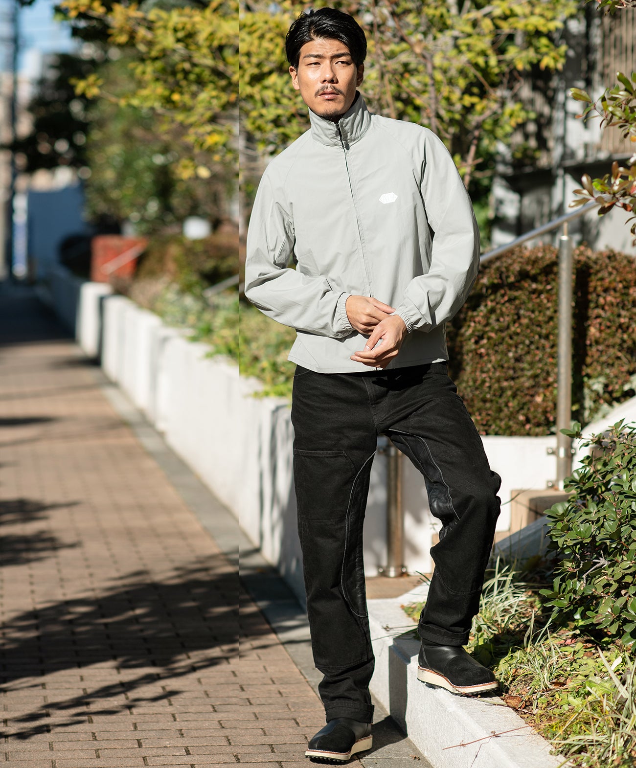 H185 B93 W72 サイズL 着用