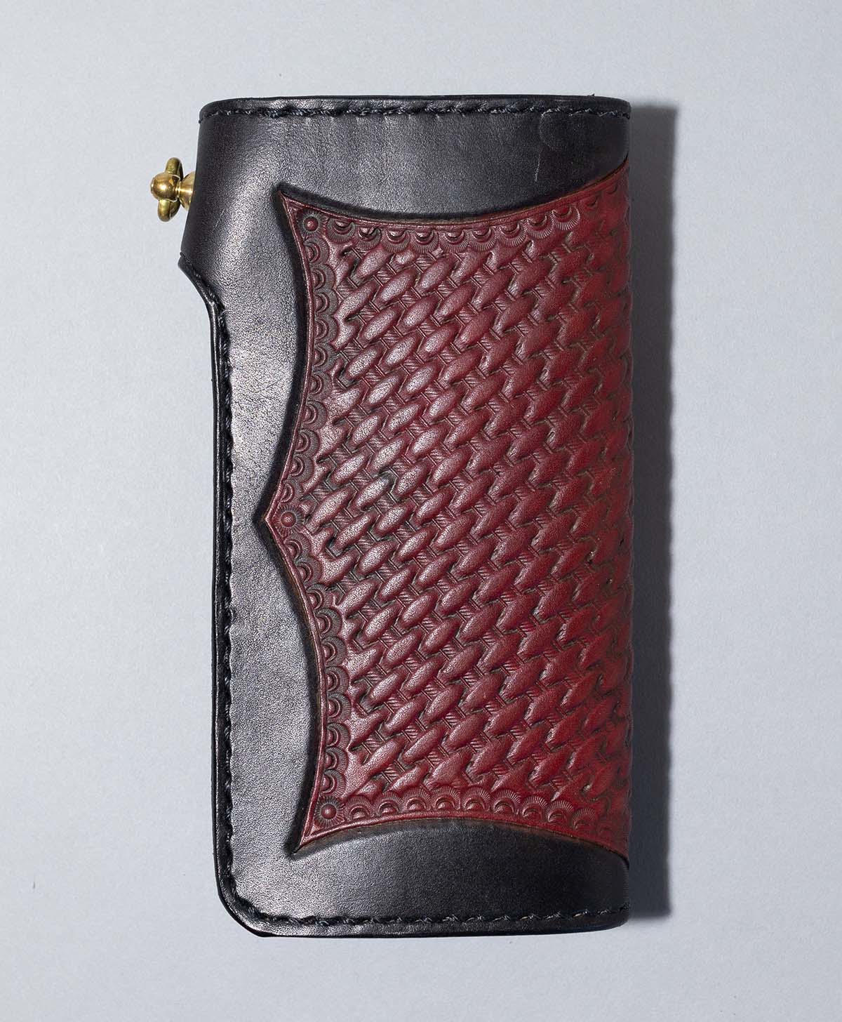 Iron Heart Long Wallet / Black / Red