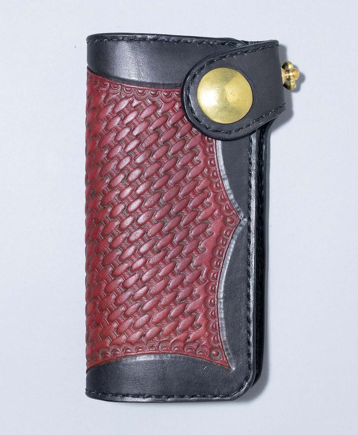 Iron Heart Long Wallet / Black / Red