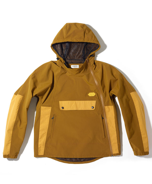 ROUND ZIP ANORAK / ブラウン