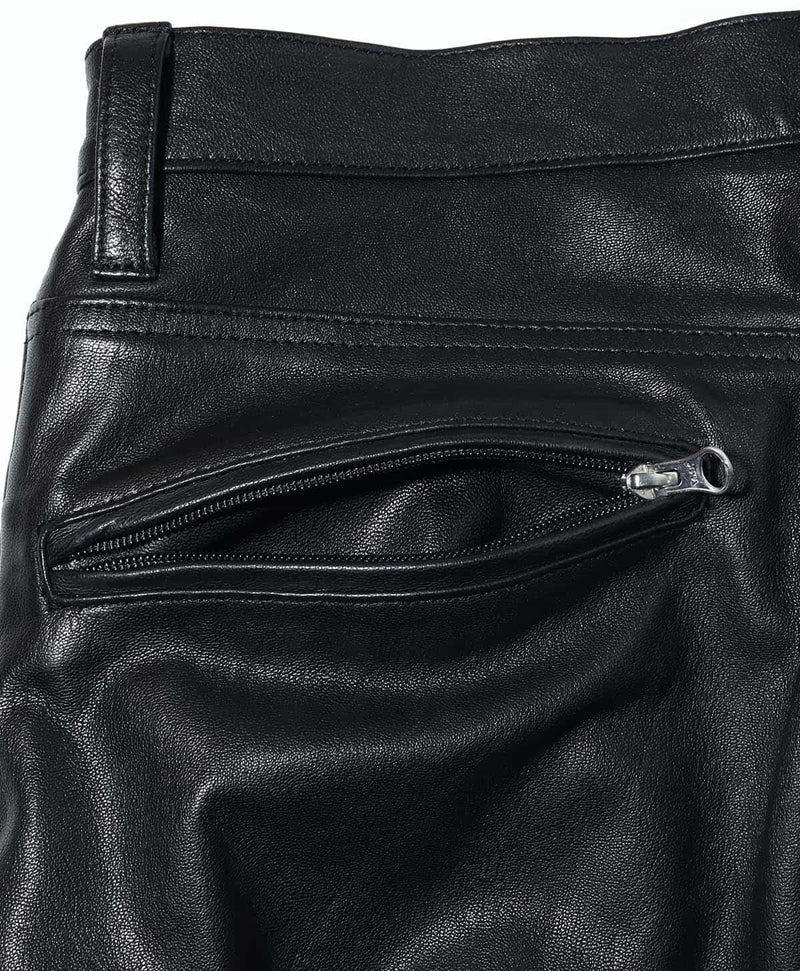 LIGHT LEATHER PANTS / ブラック – カドヤ公式オンラインショップ