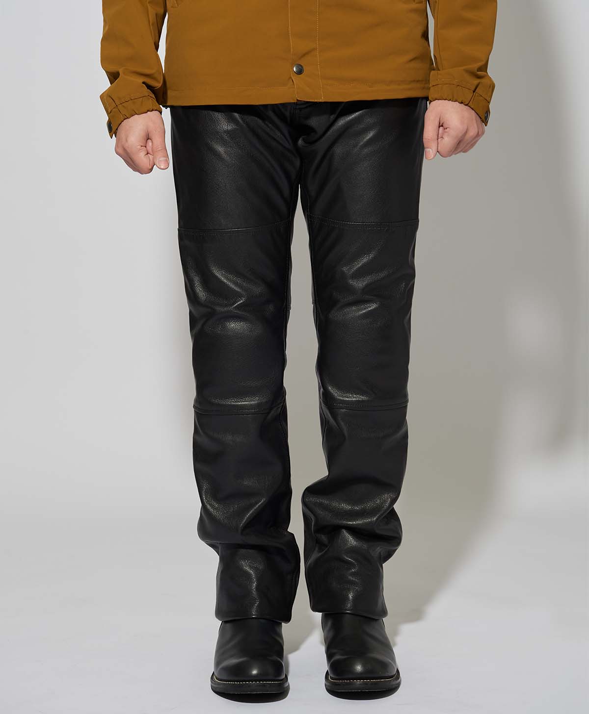 LIGHT LEATHER PANTS / BLACK