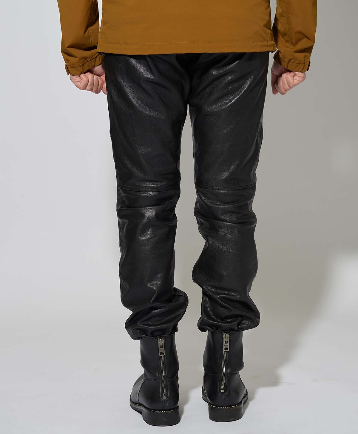 KADOYA Leather Pants Black Size 35 