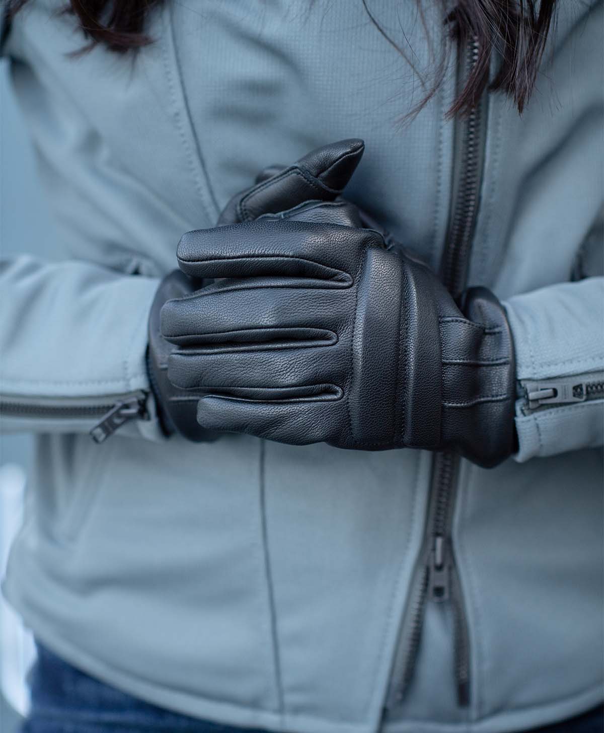 Clubman gant / noir (femmes)