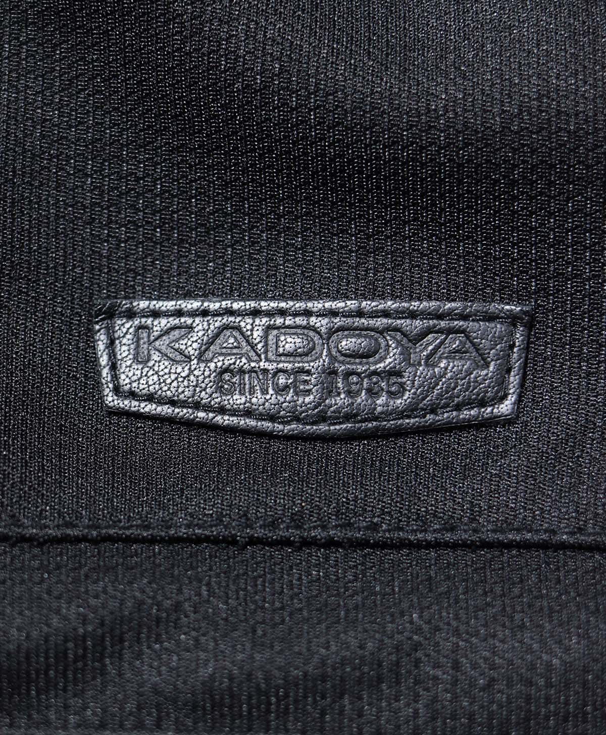 KADOYAのロゴを配したレザーパッチ