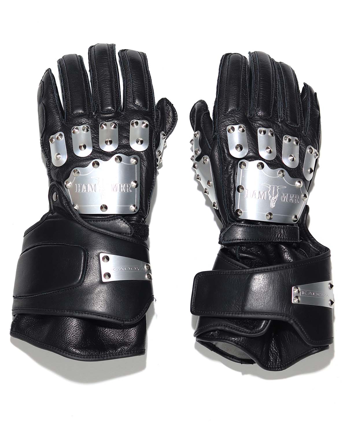 Hammer Glove Gauntlets / Silver/Black 