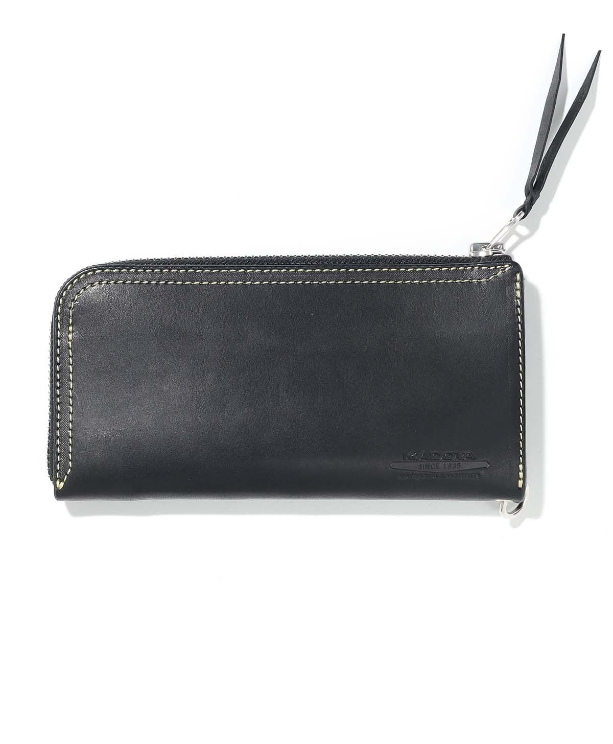 Wallet L-L-Zip L / Negro / Plata