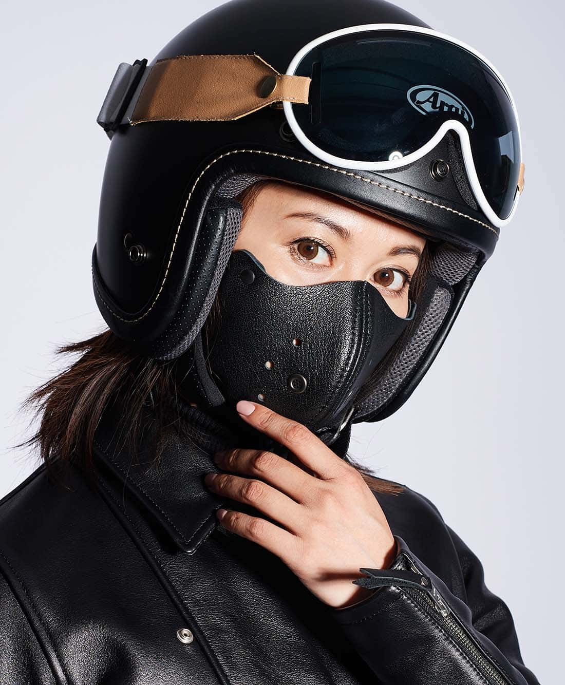KEEP DISTANCE MASK COVER / BLACK