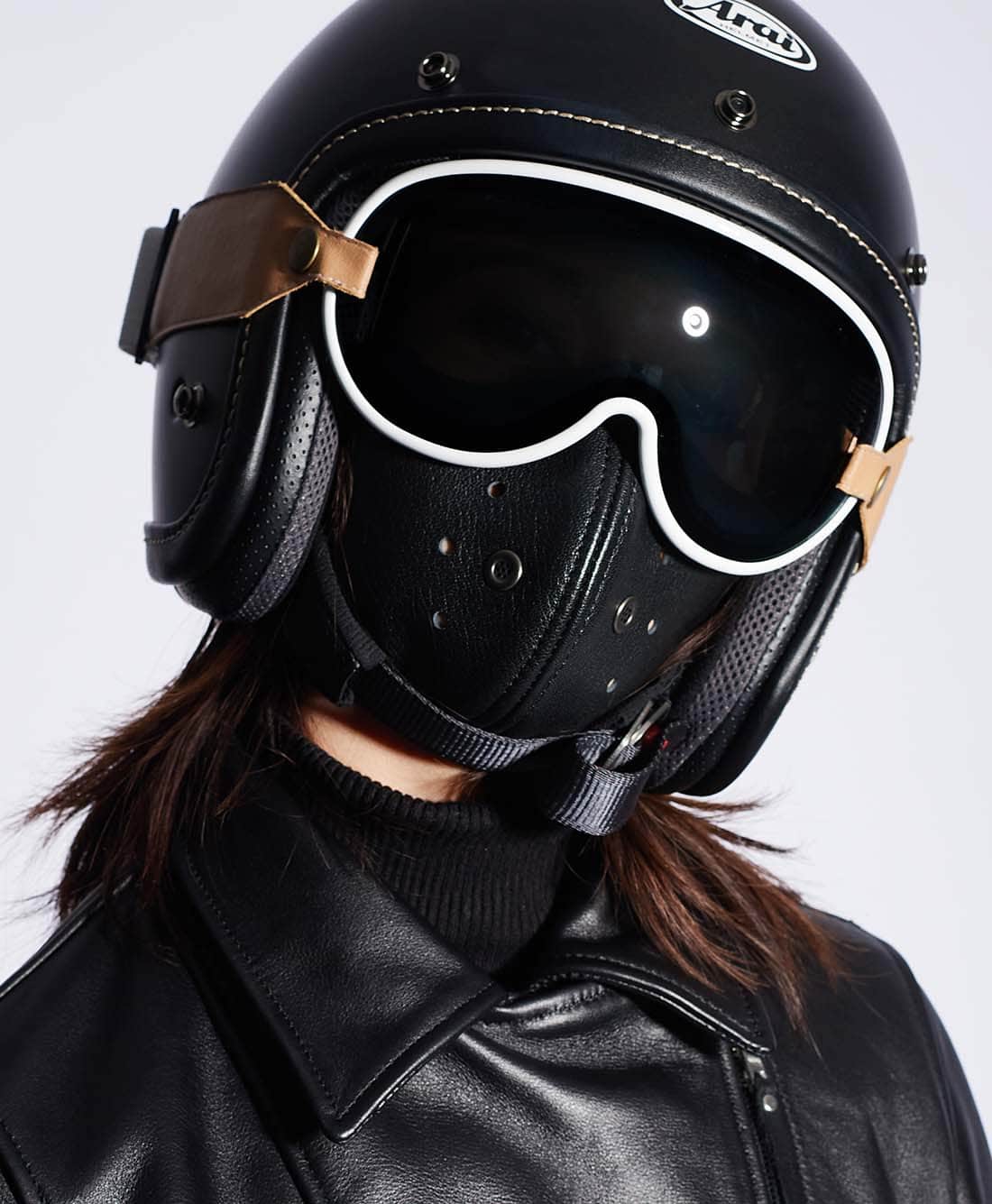 KEEP DISTANCE MASK COVER / BLACK