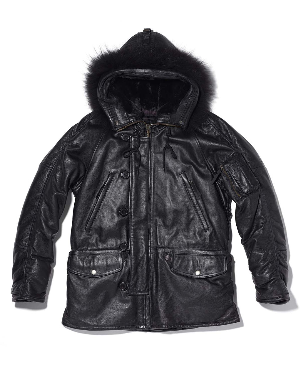 Leather jacket leather coat military | Kadoya official online shop 