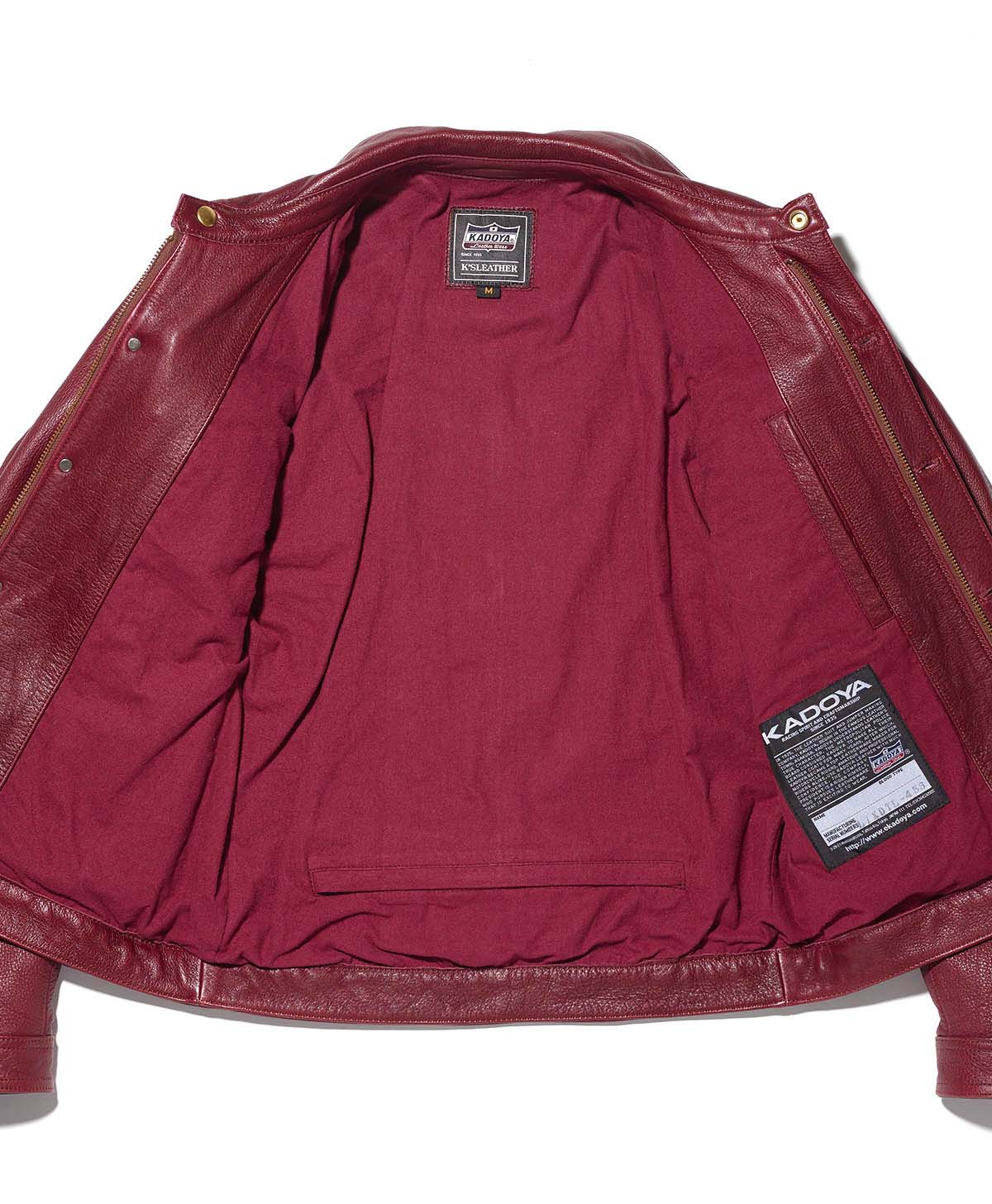 DT-LEATHER JAC / WINE