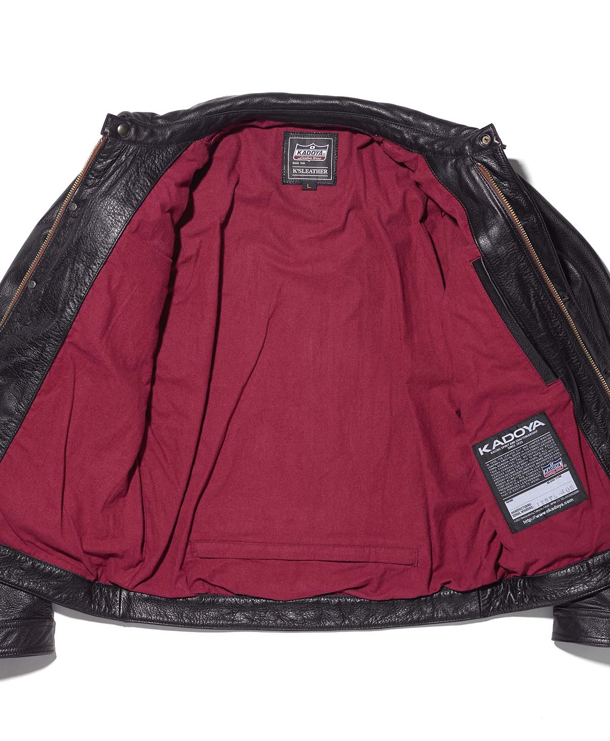DT-LEATHER JAC / Black