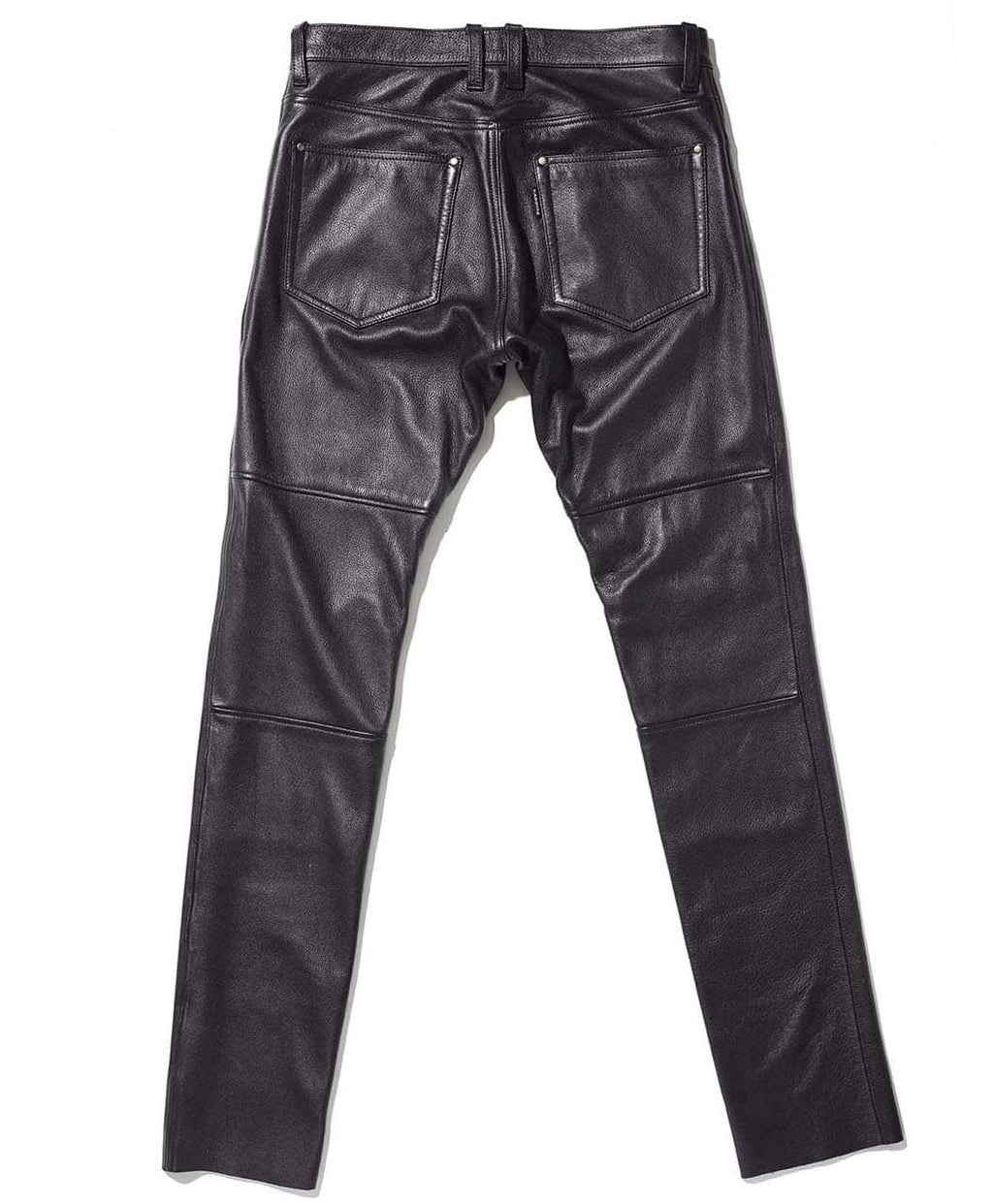 LEATHER SLIM PANTS / ブラック – カドヤ公式オンラインショップ