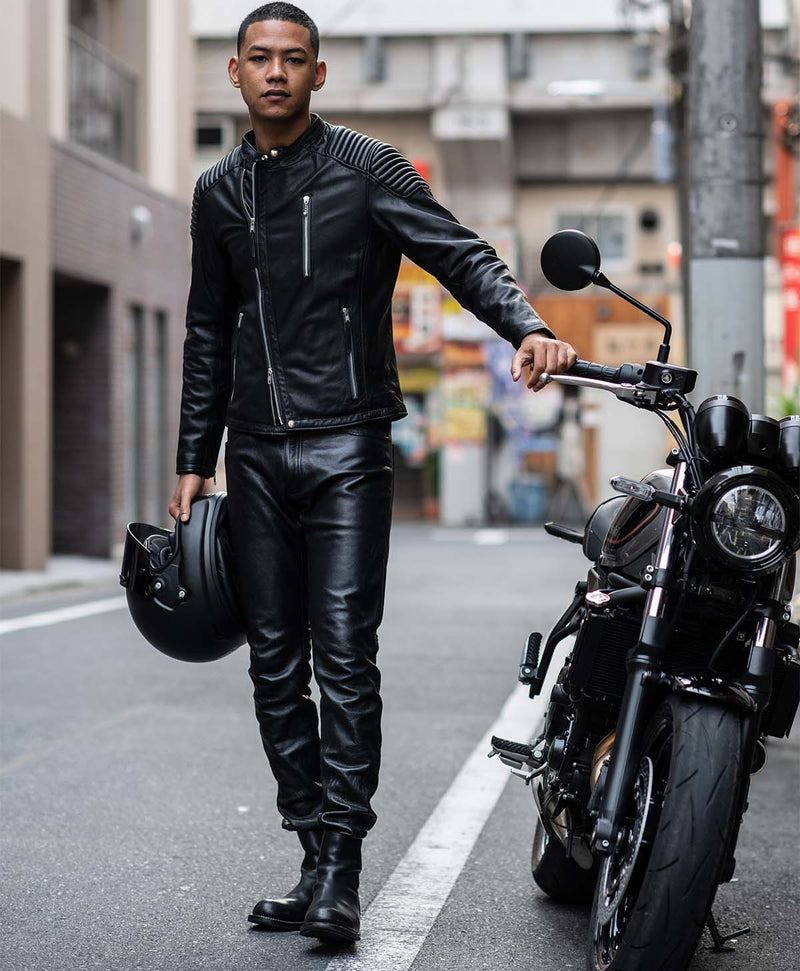 極美品✨KADOYA K'S LEATHER カドヤ ダブルライダースジャケット-