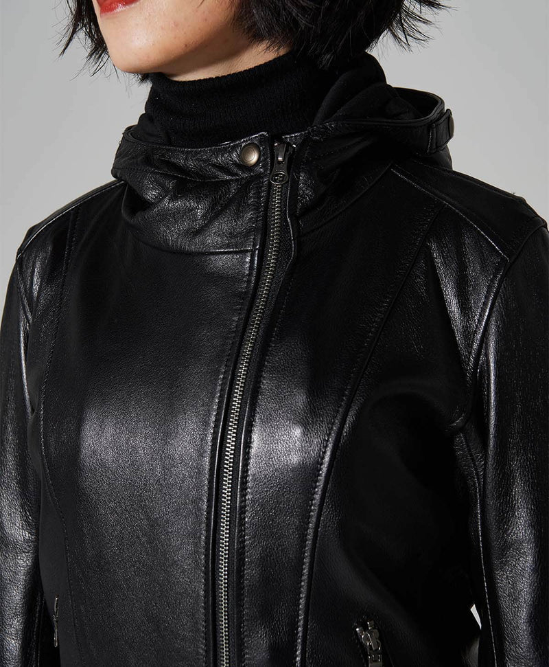 美品 KADOYA K'SLEATHER MC WORK JACKET 黒 L