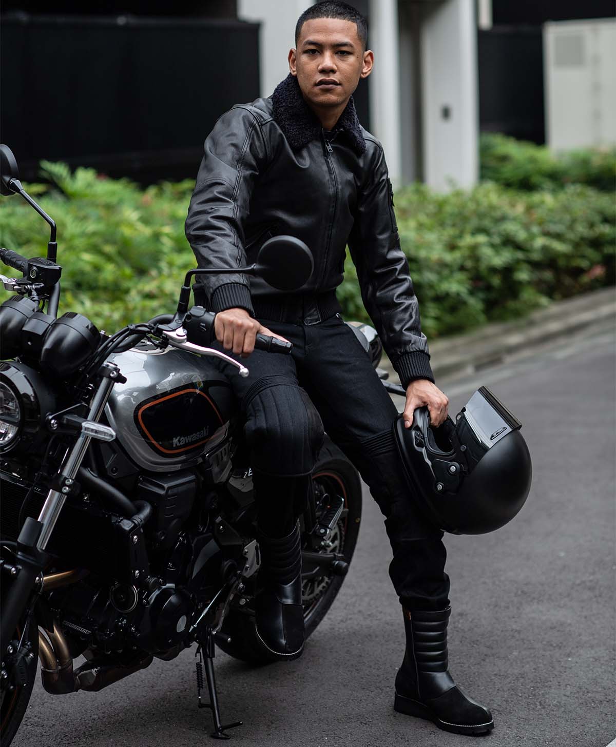 Leather jacket Leather flight jacket | Kadoya official online shop 