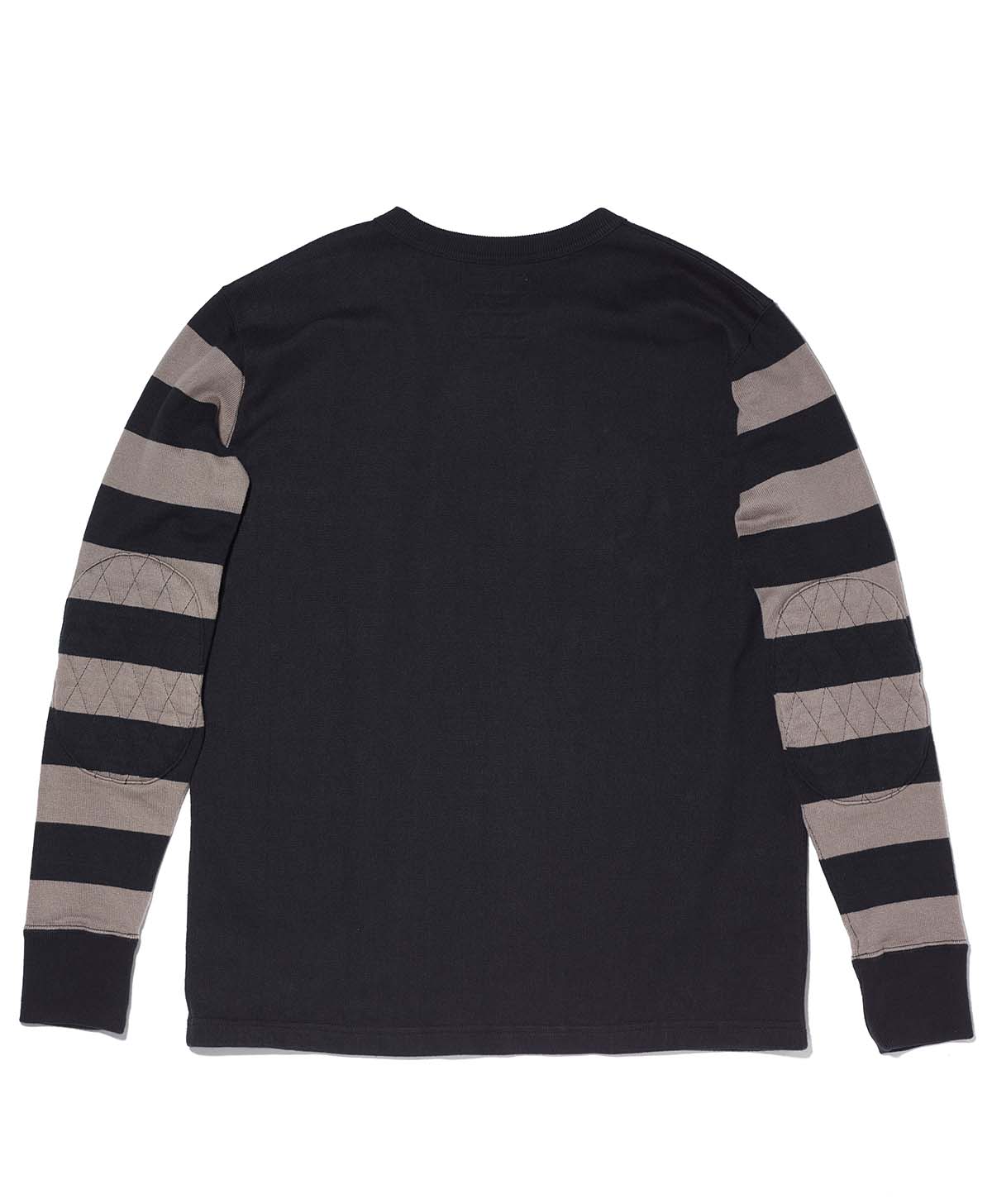 KADOYA × IRON HEART HEAVY MOTO STRIPE-T HEAVY MOTO STRIPE-T / ブラック/グレー