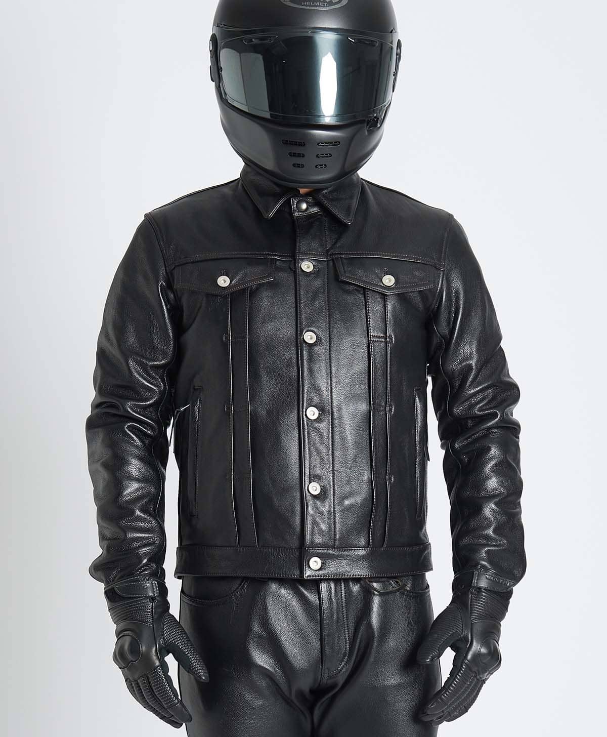 DT-LETHER JAC / Black