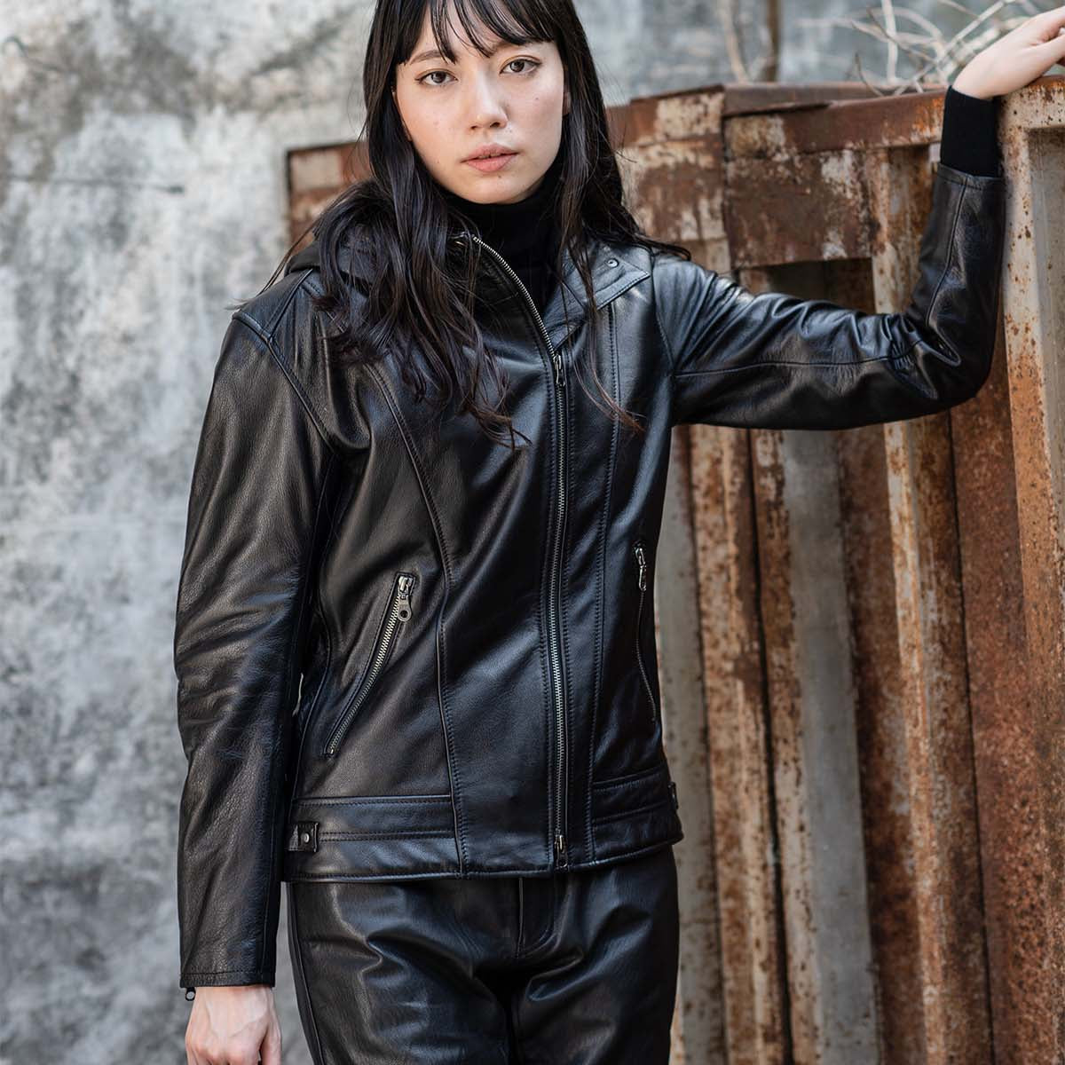 KADOYA 【ladies 】LEATHER レザージャケット Mサイズ（革ジャン  