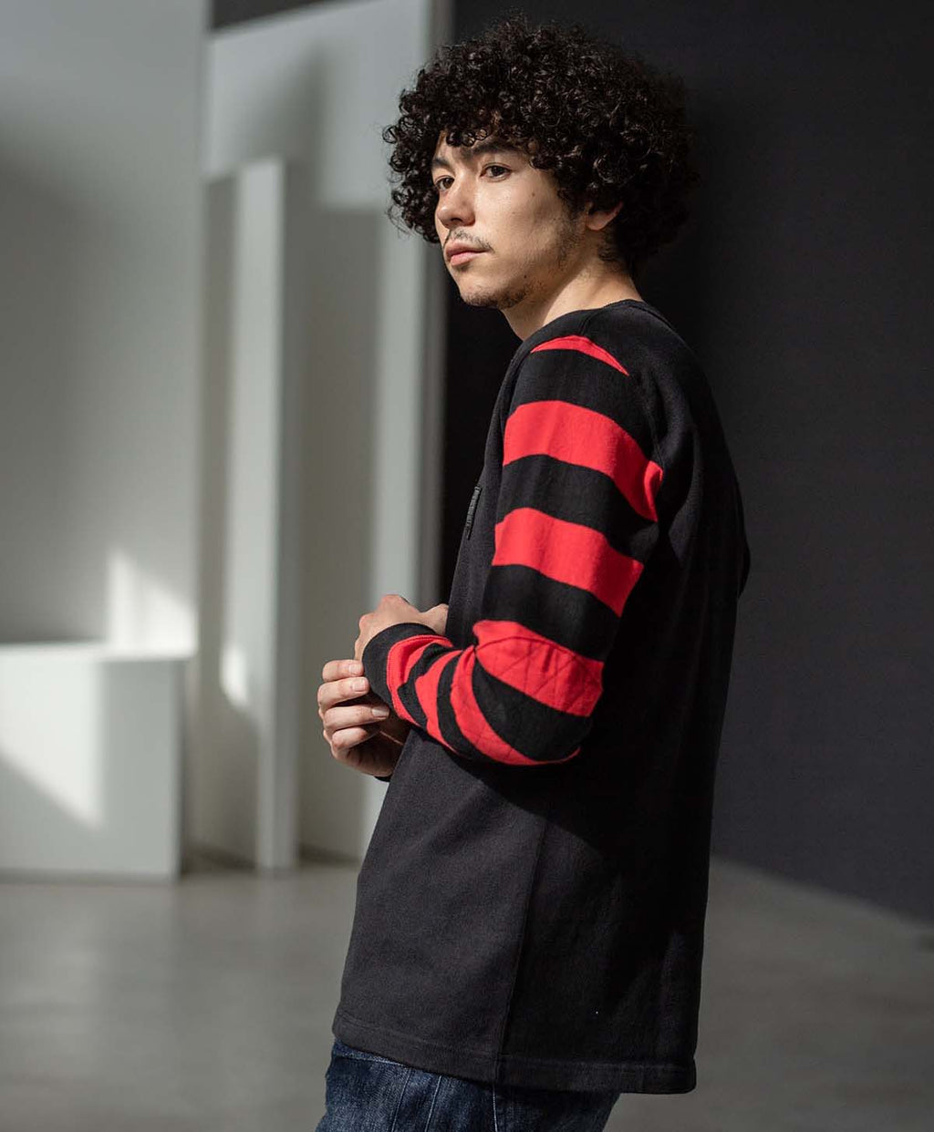 HEAVY MOTO STRIPE-T / BLACK/RED – カドヤ公式オンラインショップ