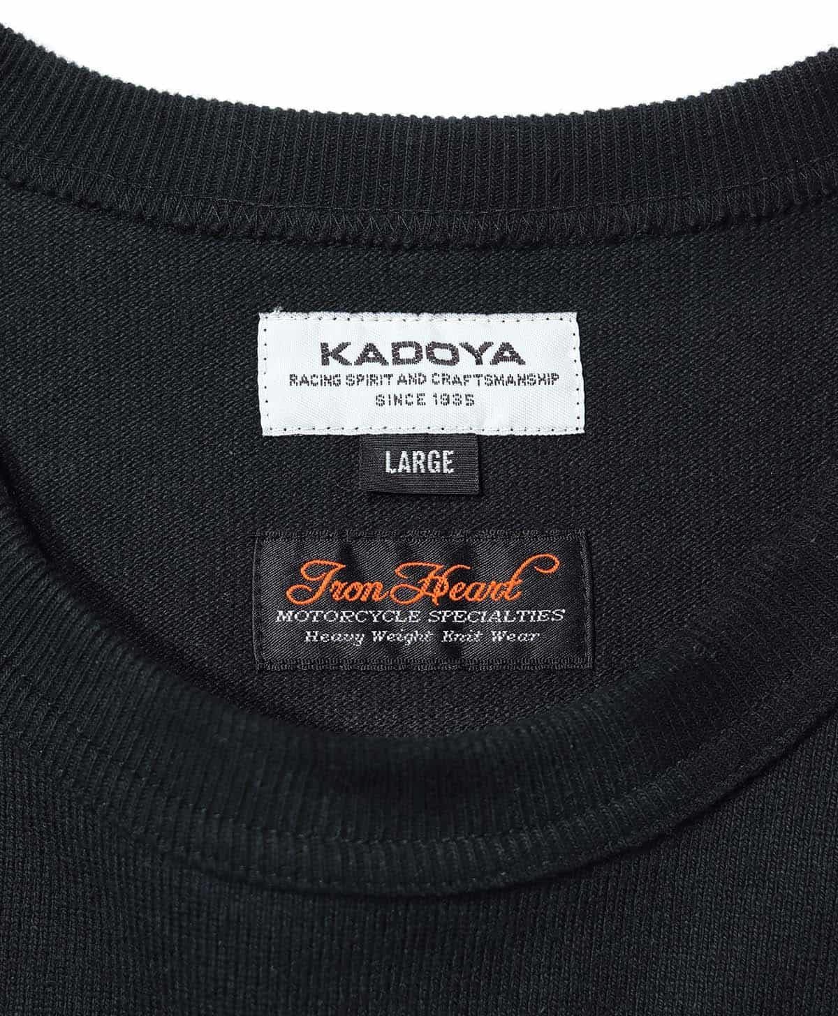 KADOYA とIRON HEARTのネームが並んだダブルネーム仕様