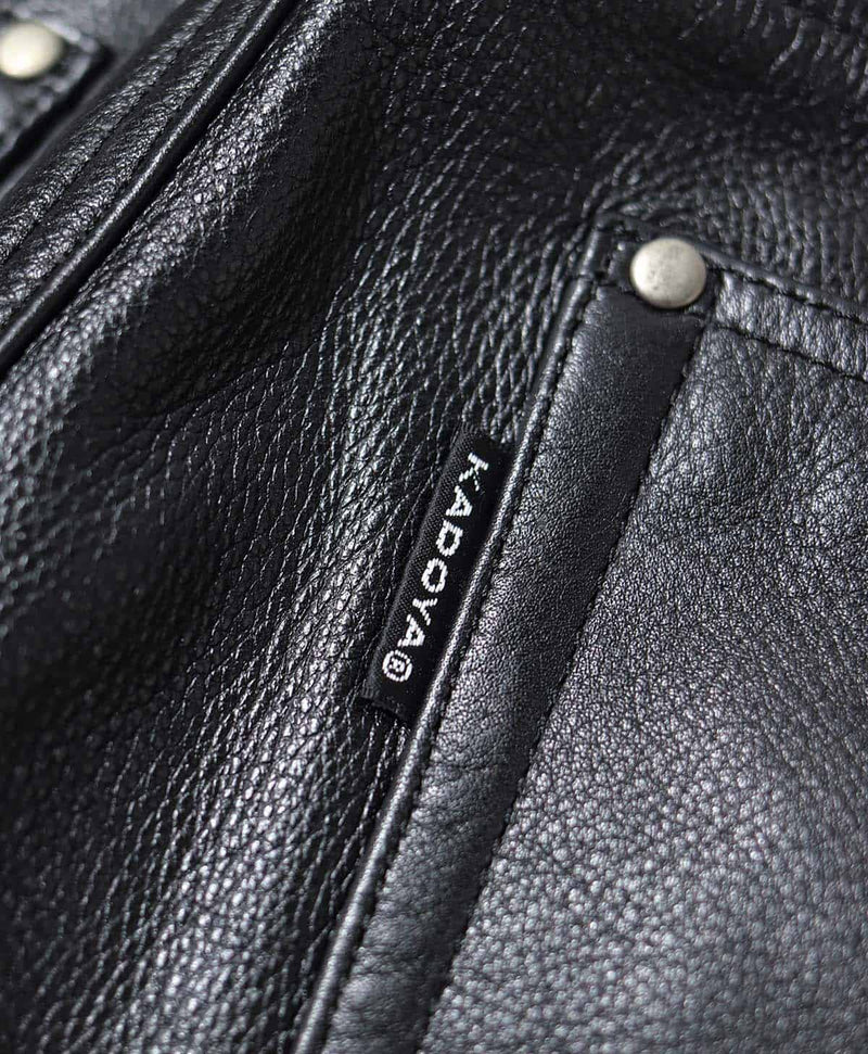 LEATHER SLIM PANTS / ブラック (ウィメンズ) – カドヤ公式オンライン