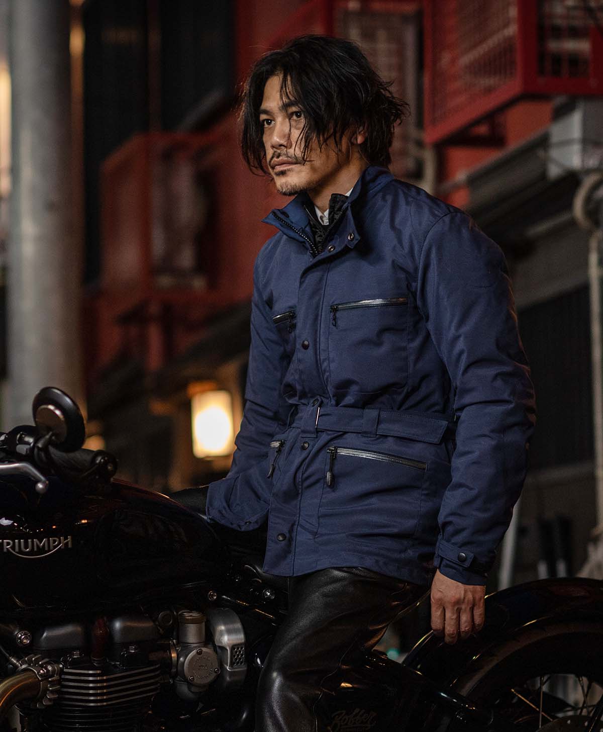 定価33000円カドヤ urban riner バイクジャケット