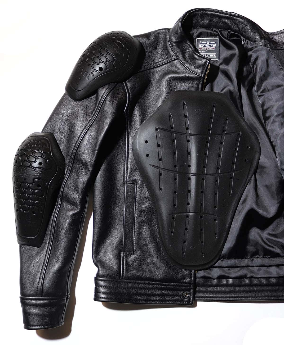 【超美品】KADOYA レザージャケット　バイオハザードコラボ(レオンモデル) BIOHAZARD：DEATH ISLAND / レオン・S・ケネディ劇中着用モデル