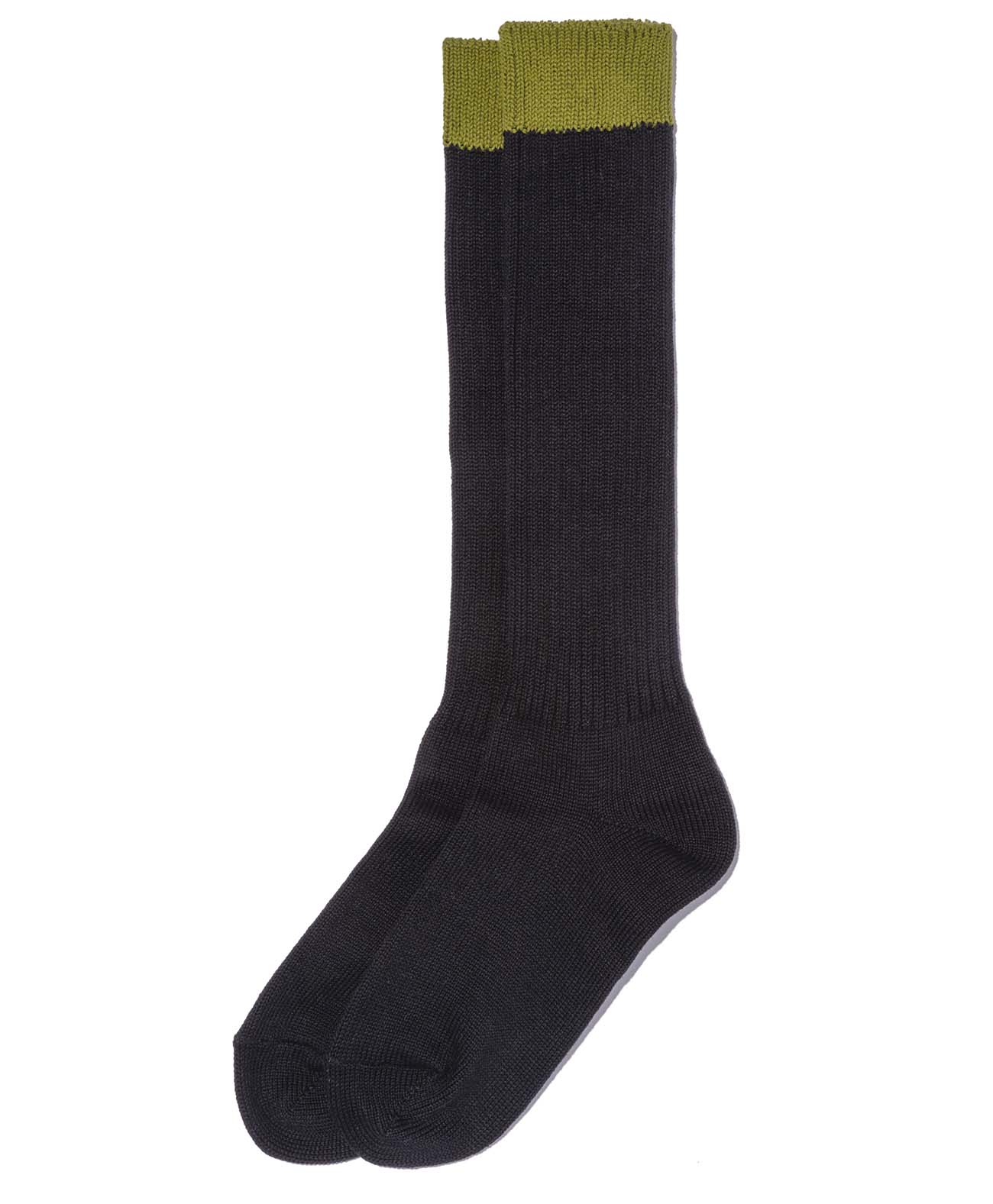 Boots Socks / Black / Khaki