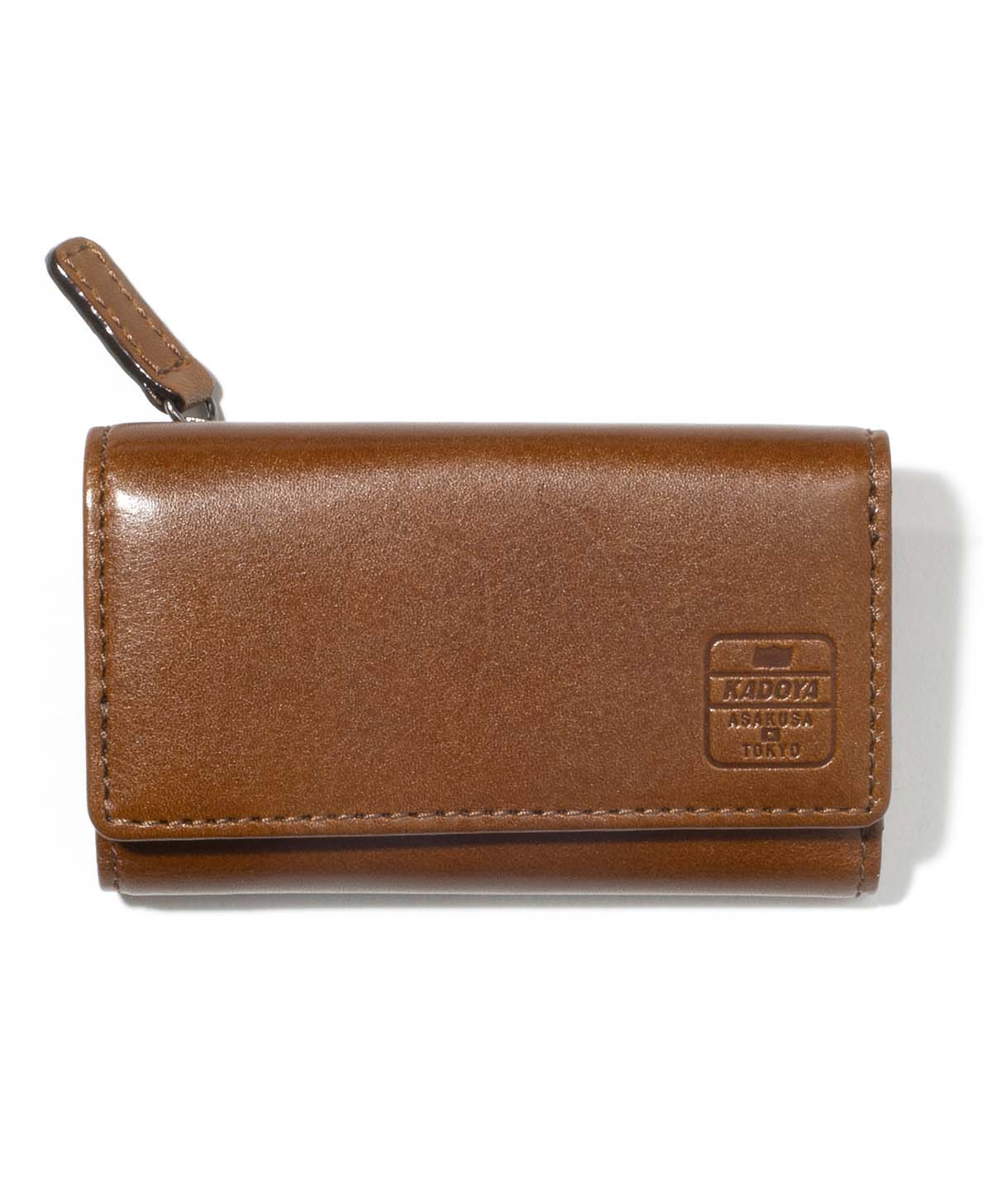 KEY CASE COMPACT WALLET / Brown
