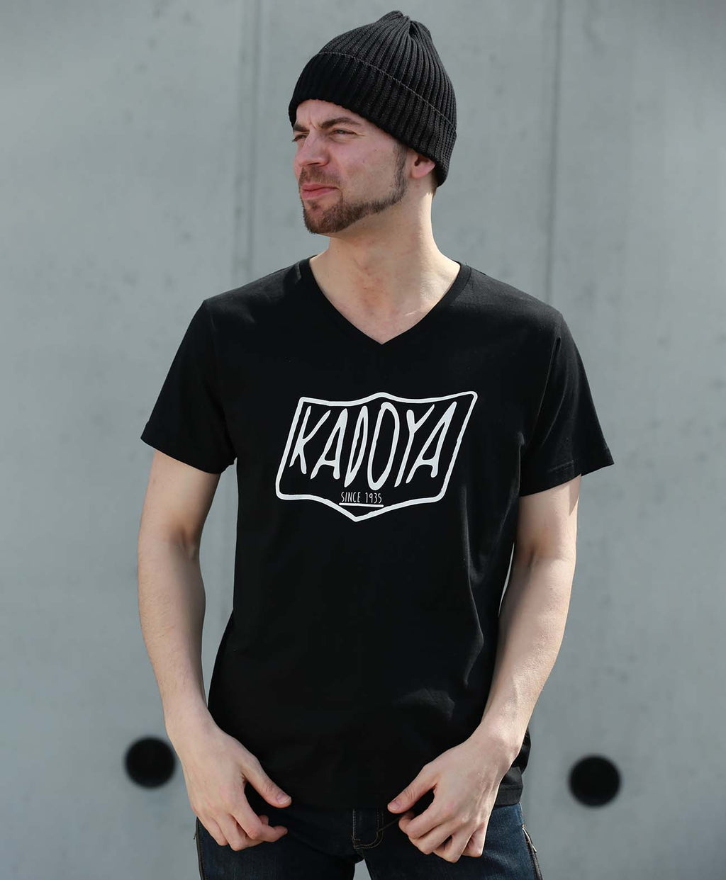 送料込　カドヤ　KADOYA　CROWNデザイン　Tシャツ　ブラック　LLサイズ