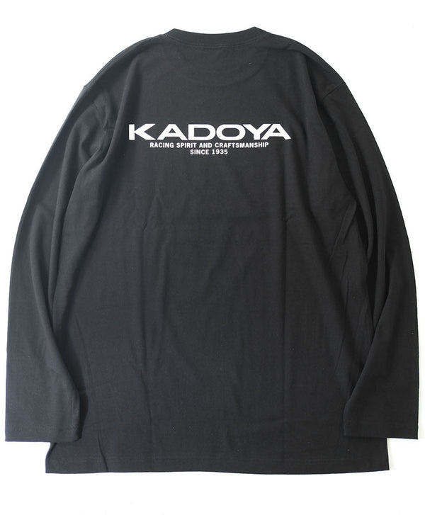KADOYAロゴを配したベーシックなロンT