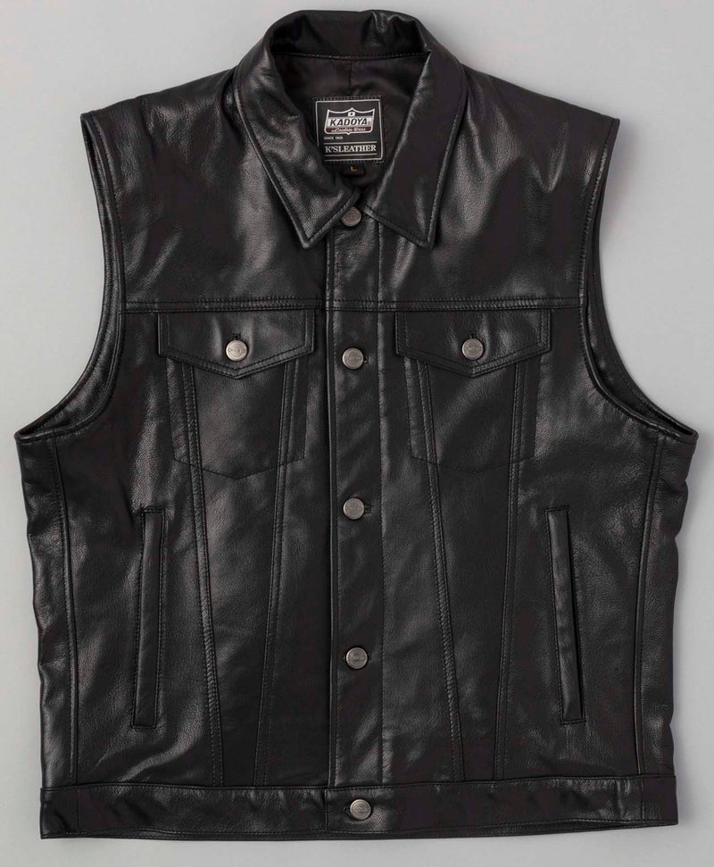 DT LEATHER VEST / ブラック – カドヤ公式オンラインショップ