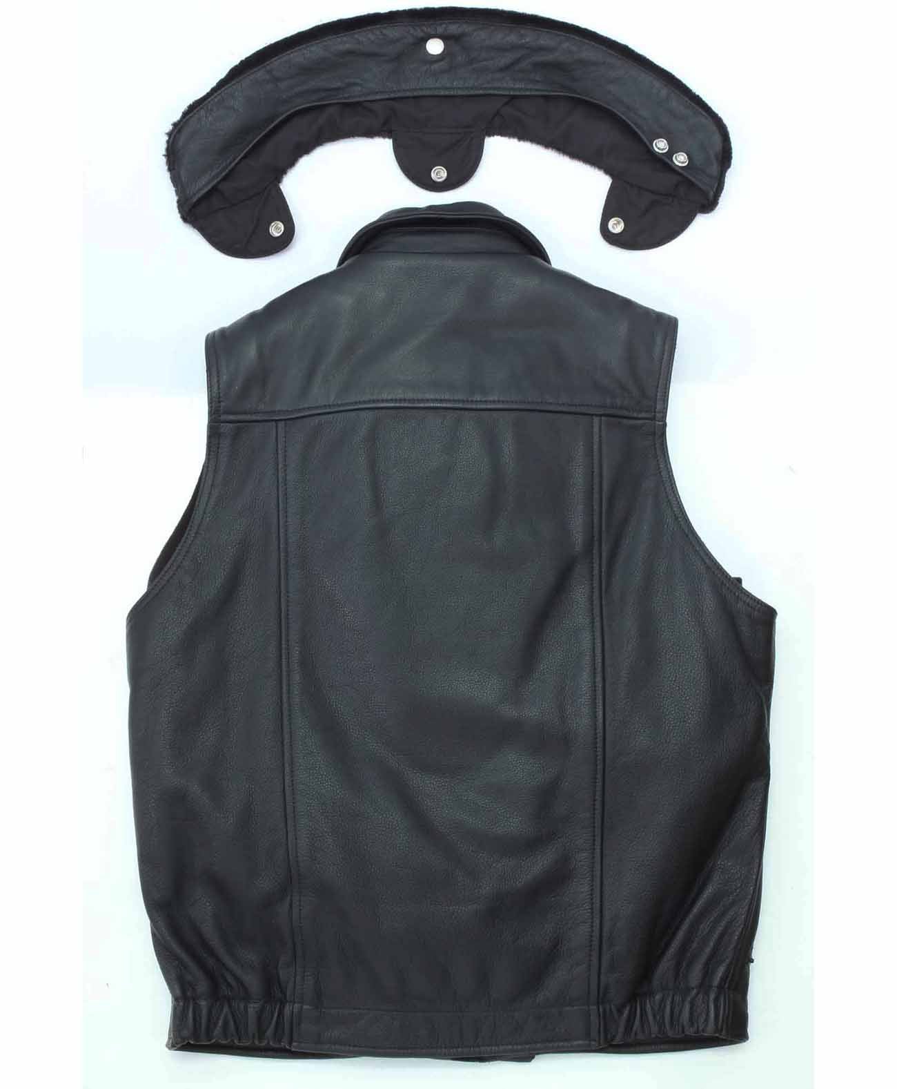 KADOYA カドヤ DECK CREW VEST レザーベスト ブラック S 革ベスト レザーベスト｜カドヤ公式オンラインショップ｜DECK CREW