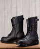 Botas de martelo curtas / pretas / pretas