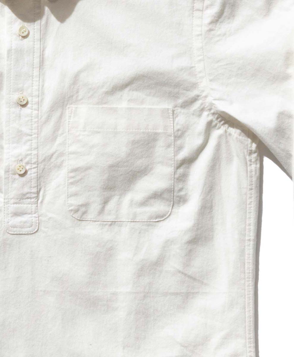 节日衬衫po-bd /白色