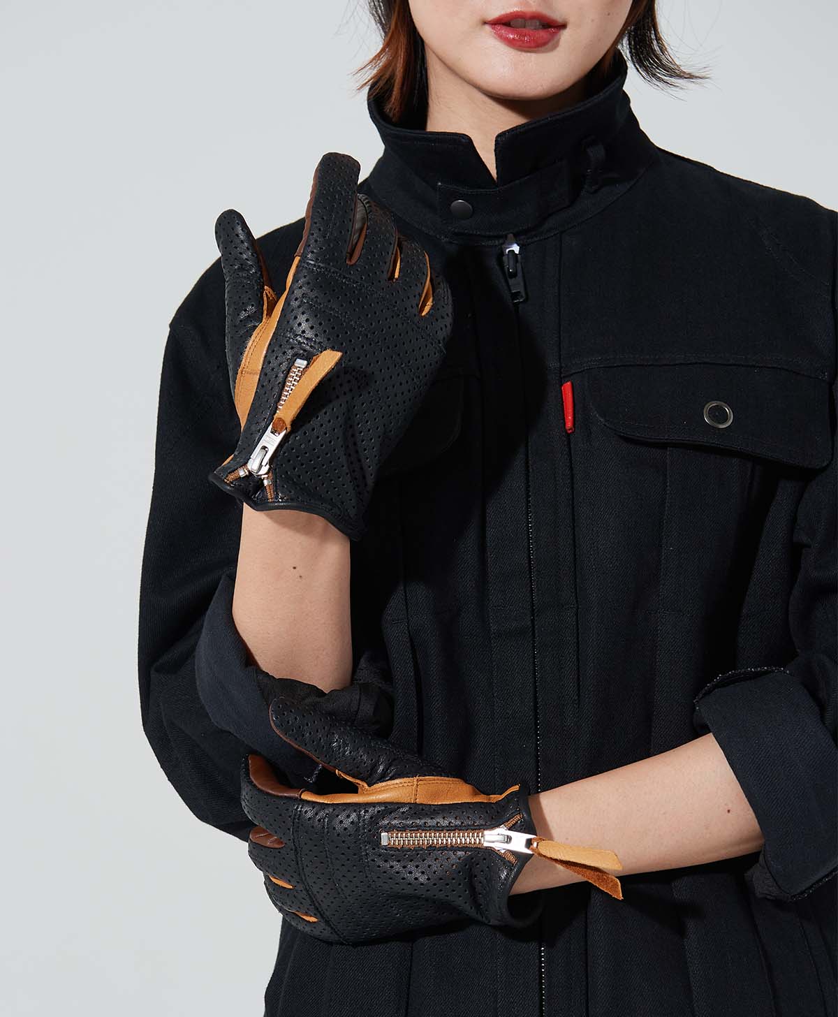 Rox Glove -pl / Black / Brown (Women's)