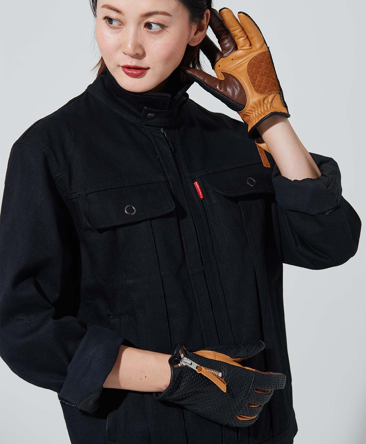 Rox Glove -Pl / Black / Brown (Women's)